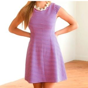 LILLY PULITZER L BRIELLA FIT & FLARE DRESS STRIPE